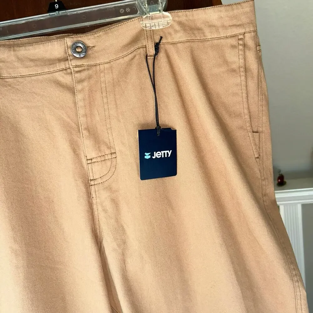 New! Jetty Tan Chino Shorts size 40
